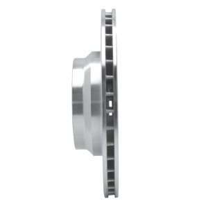 BMW 330i Brake Rotor (1) - Front Right - R1 Concepts - Drilled & Slotted - Silver - `06-`12